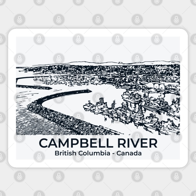 Campbell River - British Columbia Magnet by Lakeric